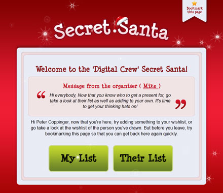 Prestige Retouch mark Secret Santa iPhone App by Peapod Apps